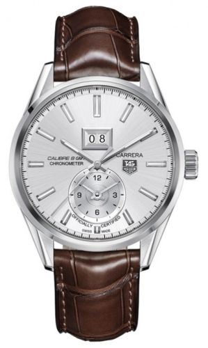 TAG Heuer Carrera Calibre 8 41 Stainless Steel / Silver / Alligator